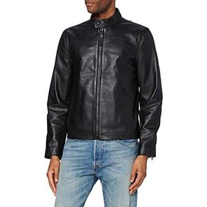 Schott NYC Motorjack, leer, heren - zwart - Large