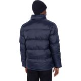 Schott - Idaho - Puffer Winterjas - Navy - 100% Nylon, Hoge Kraag, Warme Vulling
