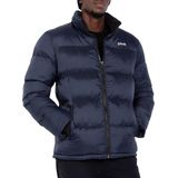 Schott - Idaho - Puffer Winterjas - Navy - 100% Nylon, Hoge Kraag, Warme Vulling