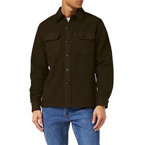 Schott NYC Herenoverhemd, Persimmon, XXL