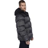 Schott NYC Utah2 Uniseks donsjack (1 stuk), Grijs (antraciet)