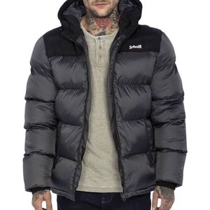 SCHOTT - Utah 2 - Donsjas - Grijs - Bicolor - Met Kap