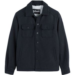 Schott NYC Herenjas, marineblauw, XL