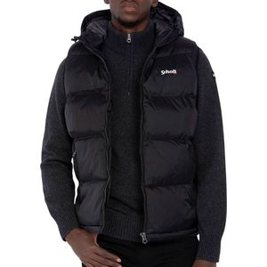SCHOTT - Idaho 2V - Bodywarmer - Zwart - Met Kap