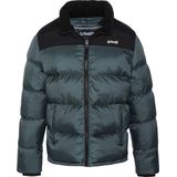 Winterjas - Donkergroen - 100% Nylon / 60% Katoen - Hoge Kraag