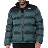 Winterjas - Donkergroen - 100% Nylon / 60% Katoen - Hoge Kraag