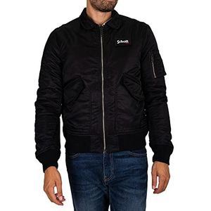SCHOTT - Bomberjasje - Zwart - Polyamide