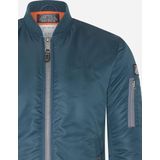 Schott NYC - Airforces - Bomber - Navy - Gerecycled Nylon - Slanke Pasvorm