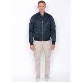Schott NYC - Airforces - Bomber - Navy - Gerecycled Nylon - Slanke Pasvorm