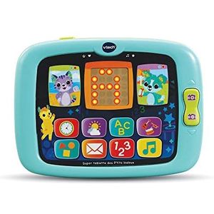 VTech - Super Tablet Des P'tits Loulous, eerste kindertablet, babyspeelgoed - 1/3 jaar - Franse versie