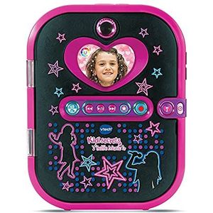 VTech KidiSecrets Selfie Music zwart - elektronisch dagboek met gezichtsherkenning - 6/12 jaar - Franse versie