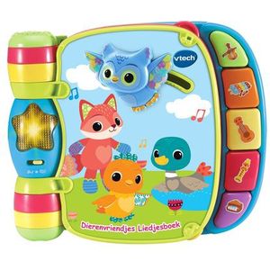VTech - Dierenvrienden Liedjesboek - Blauw - Licht en Geluid