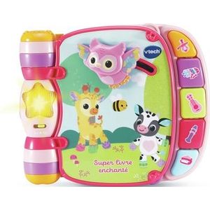 Interactief kinderboek Vtech Baby Super Enchanted Book of Baby Kitties Roze Multicolour