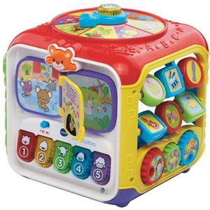 VTech - Activiteiten Kubus - Educatief Babyspeelgoed - Rood - Dieren, Cijfers en Kleuren
