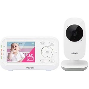 VTech - Babyfoon Video Clear, HD-beeld en geluid, FHSS 2,8 GHz technologie - BM3255 - Franse versie