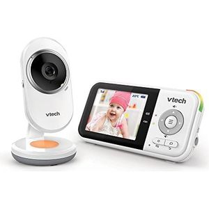 VTech - BM3254 - Clear Plus Video Babyfoon - Nachtlampje en slaapliedje - 2,8 inch display - 720p - Babyfoon Audio - Franse versie