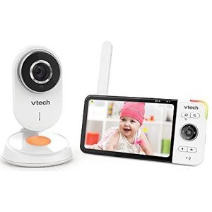 VTech - BM818 - Wide View HD Video Babyfoon - 5'' Ultra Flat HD scherm - Nachtlampje en slaapliedjes 720p - FR versie