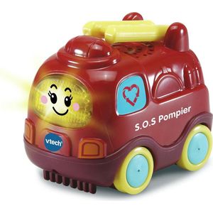VTech Tut Toet Toet Flitzer - Set Trio Eco (brandweer, vuilnisbak, Ptit vrachtwagen) - kunststof op plantaardige basis - 1/5 jaar - versie FR 418305 meerkleurig