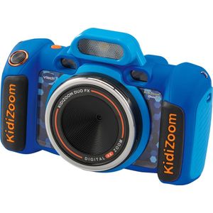 VTech KidiZoom Duo FX Kindercamera - Interactief Speelgoed - Foto's en Video's Maken - Speelgoed vanaf 4 Jaar - Blauw