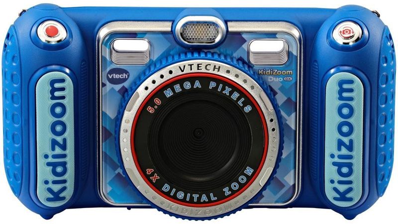 VTech KidiZoom Duo DX Kindercamera 10 in 1 Interactieve Speelgoed Camera Kinderspeelgoed tot Blauw