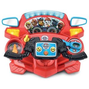 VTech - Paw Patrol, 2-in-1 pilotenmissie, rijsimulator met dashboard, Ryder Quad en brandweerwagen van Marcus, cadeau voor kinderen van 3 jaar tot 7 jaar - inhoud in het Frans