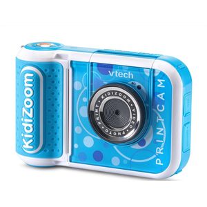 VTech KidiZoom PrintCam - Educatieve Kindercamera - Met Printfunctie - Speelgoed Camera Kinderen - Blauw