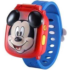 VTech Mickey Educatief horloge - kinderhorloge met digitaal display, stopwatch, wekker en educatieve spelletjes - voor kinderen van 3-6 jaar