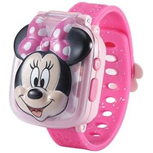 VTech Minnie's educatief horloge - kinderhorloge met digitaal display, stopwatch, wekker en educatieve spelletjes - voor kinderen van 3-6 jaar