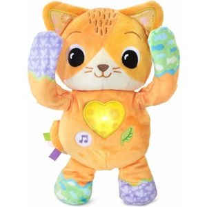 VTech - Tristar kattenje, muzikaal pluche dier voor baby's vanaf 12 maanden, interactieve kat Kucucu-Tra, muzikale en sensorische stimulatie, cadeau voor baby's vanaf 1 jaar