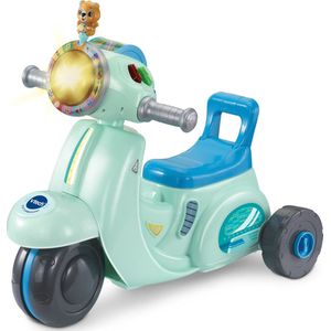 VTech - 2 in 1 Loopscooter - Educatief Speelgoed - Blauw