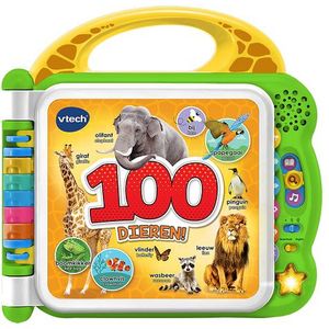 Vtech - Mijn Eerste 100 Woordjes - Dieren NL-EN - Kunststof - Activity-Center