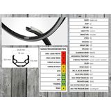 Rigida Velg 28 zac19r 36g/14 zwart