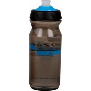 25003var Drinkfles, kleur: transparant/zwart, inhoud 650 ml