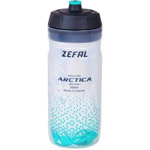 Zéfal Arctica Pro drinkfles voor fiets, 550 en 750 ml, thermosfles, rood, blauw en geel, geurneutraal en waterdicht, zwart, 550 ml, zwart