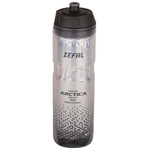 Zéfal Uniseks - Arctica drinkfles voor volwassenen, zilver/zwart, 750 ml