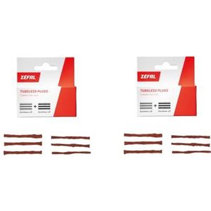 ZEFAL Tubeless Plugs – set van twee dozen met reparatiebits voor tubless banden – boren voor gebruik met een tubeless reparatieset – 3 x Ø 2 mm + 3 x Ø 4 mm per doos