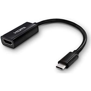 Metronic 395291 USB-C naar HDMI 2.0b adapter, compatibel met 4K UHD, HDR, 3D
