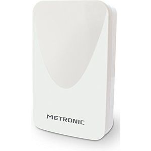 Metronic UHF-antenne voor buiten, versterkt, 57 dB - TNT/compatibel met Full HD / 4K versterkte antenne, 43 dB, wit wit