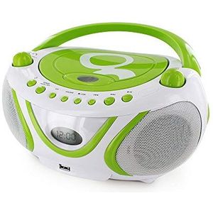 METRONIC Gulli 477108 CD-MP3-speler met USB-poort, groen