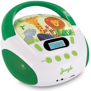 Metronic Kinder CD-speler - Jungle - Groen