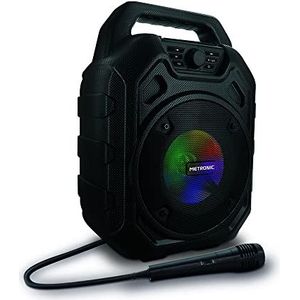 Mini High Power Bluetooth luidspreker met microfoon - zwart