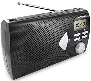 Metronic - Draagbare Radio - Zwart - Compact Formaat