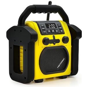 Metronic 477217 Bluetooth draagbare FM-radio schokbestendig/totaal muziekvermogen 30 W radio USB-poort