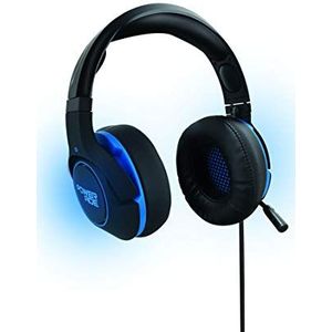 Metronic PowerAde hoofdtelefoon HTX 6720, bekabeld, zwart/blauw 480013