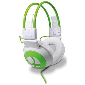 Metronic Gulli 480159 Hoofdtelefoon voor kinderen, opvouwbaar, wit/groen