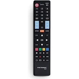 Metronic 495343 vervangende afstandsbediening voor Sony TV, zwart