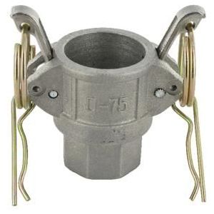 INDI Camlock snelkoppeling D 3/4 female aluminium