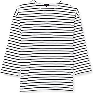 Armor Lux Beg Meil T-shirt voor heren, Blanc/Navire, XS