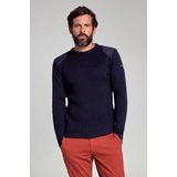 Armor-Lux Binic Trui Wol Navy - Heren