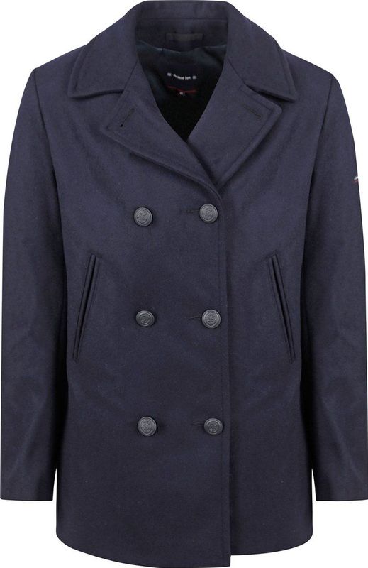 Armor-Lux - Herenjas - Blauw - 100% Wol - Regular-Fit